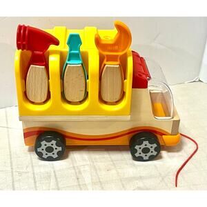 TOP BRIGHT foldable workbench truck Kids Tool Set  3-IN-1 ACTIVITIES large truck